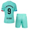 Maglia ufficiale Barcellona Lewandowski 9 Alternativa 2023-24 per Bambino